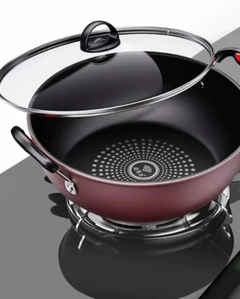 Non Stick Pan Composite Diamond Coating High Quality Non Stick Kitchen Iron Frying Pan