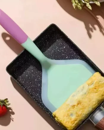 Silicone Wide Omelette Pan Spatula Tamagoyaki Shovel Pancake Non Stick Scraper