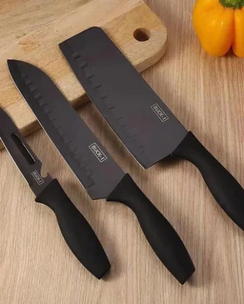 7in1 BLACK KNIFE SET Kitchen Knives Utensils Viral Set Kitchen Knives