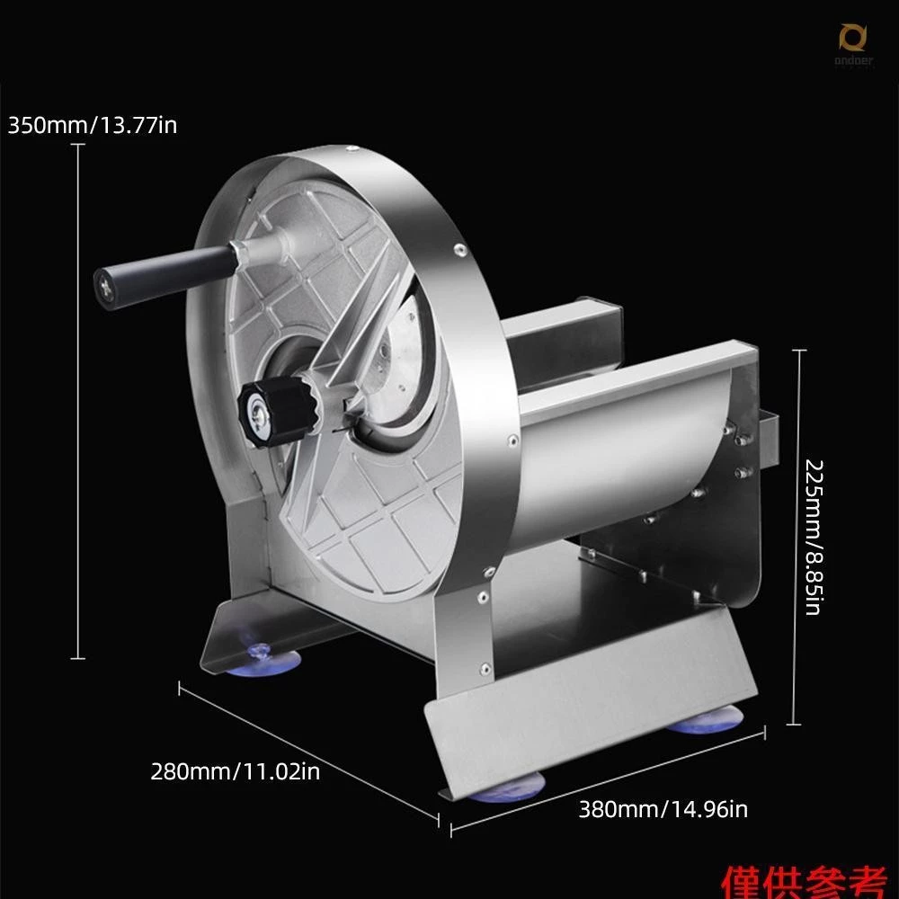Commercial Manual Vegetable Fruit Slicer 0.2-1mm Adjustable Thickness Stainless Steel Manual Vegetable Cutter Machine - Image 2