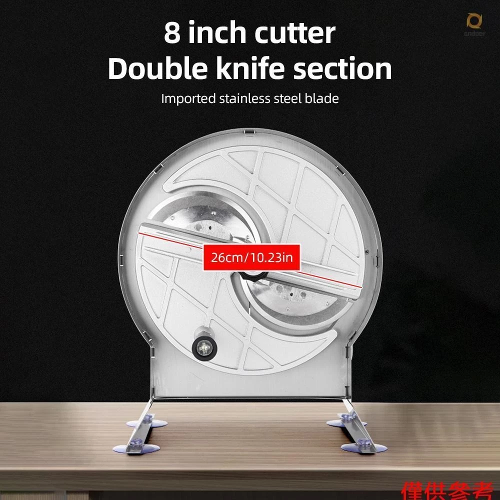 Commercial Manual Vegetable Fruit Slicer 0.2-1mm Adjustable Thickness Stainless Steel Manual Vegetable Cutter Machine - Image 3