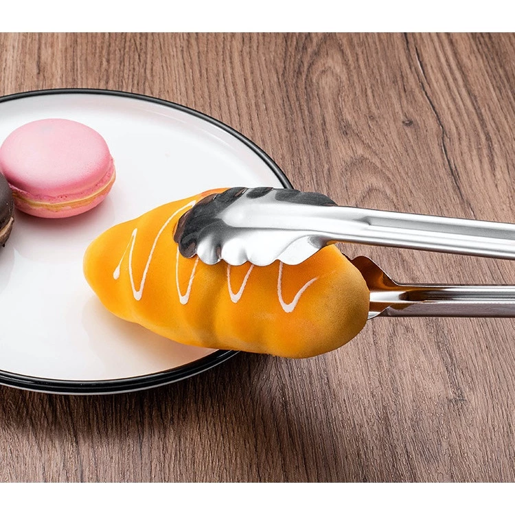 Stainless Steel Tong Food Clip BBQ Tongs Tweezer Penyepit Makanan Cooking Tongs Utensil Kitchen Bar Grill Steak Cooking - Image 4