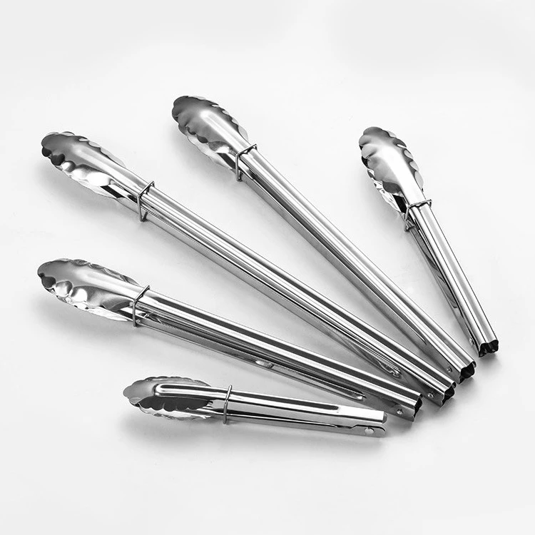 Stainless Steel Tong Food Clip BBQ Tongs Tweezer Penyepit Makanan Cooking Tongs Utensil Kitchen Bar Grill Steak Cooking - Image 2