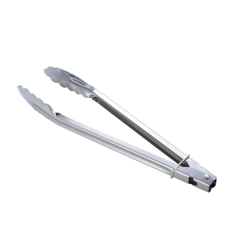 Stainless Steel Tong Food Clip BBQ Tongs Tweezer Penyepit Makanan Cooking Tongs Utensil Kitchen Bar Grill Steak Cooking